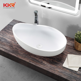 Special Design white Solid Surface Wash Basin