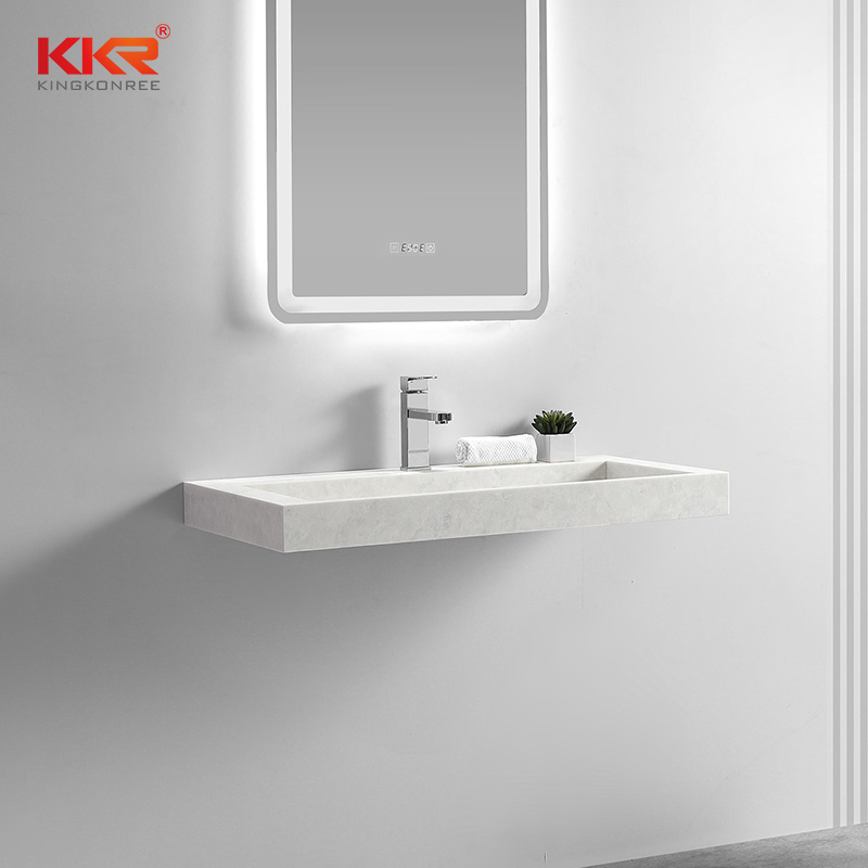 Luxury Design High-end Solid Surface Wall Hung Basin