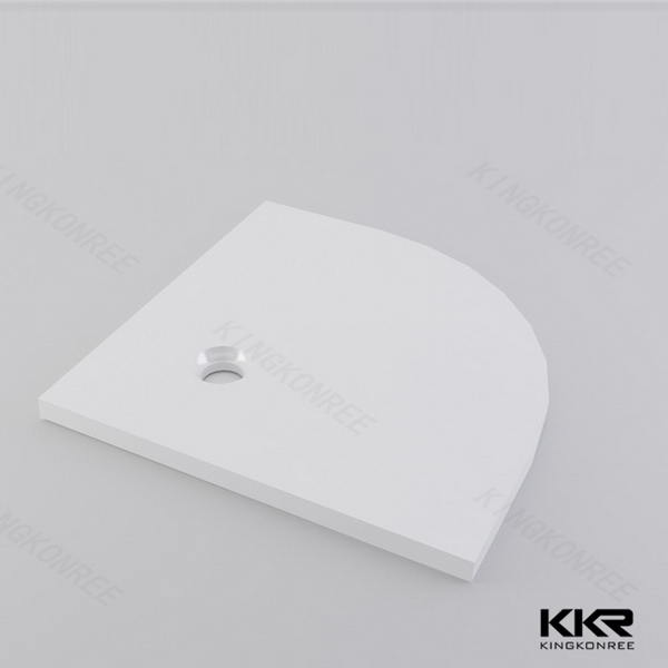 Triangle Solid Surface Shower Bases KKR-T008