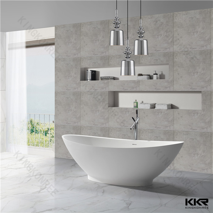 Simple stone bathtub KKR-B051
