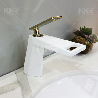 Faucet Tap For Wash Basin KKR-N51B1-C White / Black