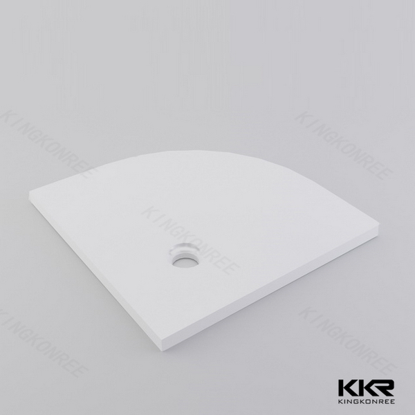 Triangle Solid Surface Shower Bases KKR-T008