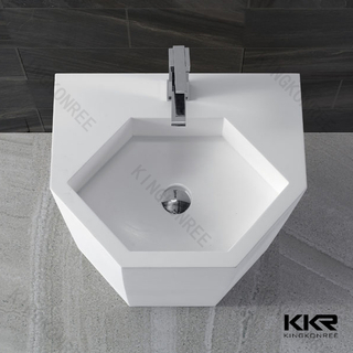 Speical Design White Marble Basin KKR-1399