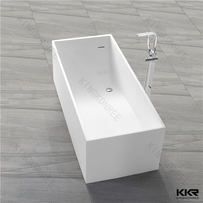 Solid surface rectangle bathtub KKR-B029