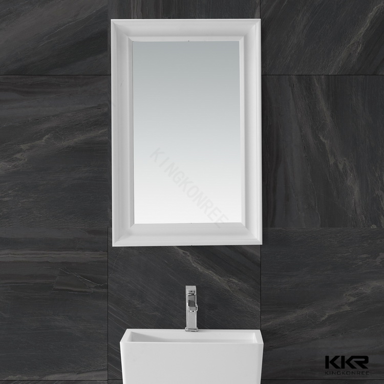 White Solid Surface Mirror KKR-1579