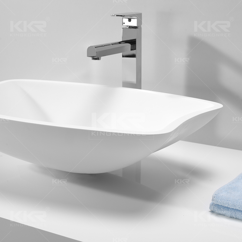 Stone Countertop Bathroom Basins KKR-1511