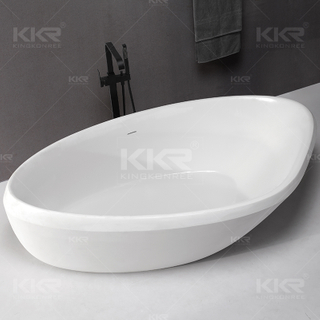 Man made stone Triangle bathtub KKR-B081