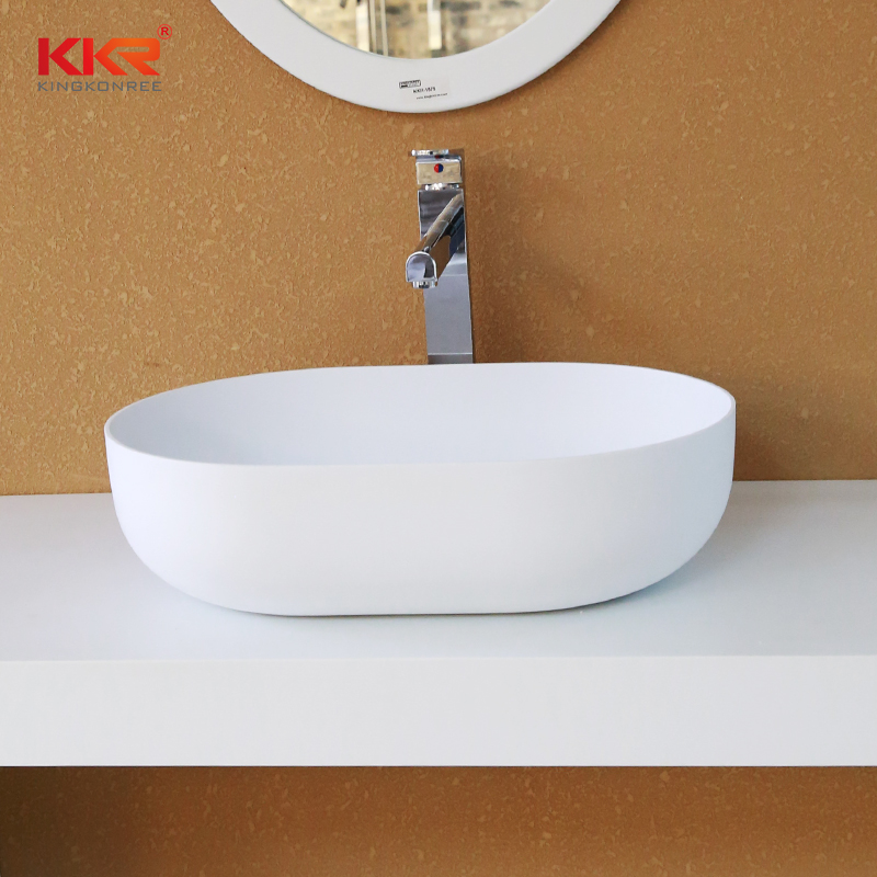 Acrylic Solid Surface Countertop Wash Basin KKR-1151