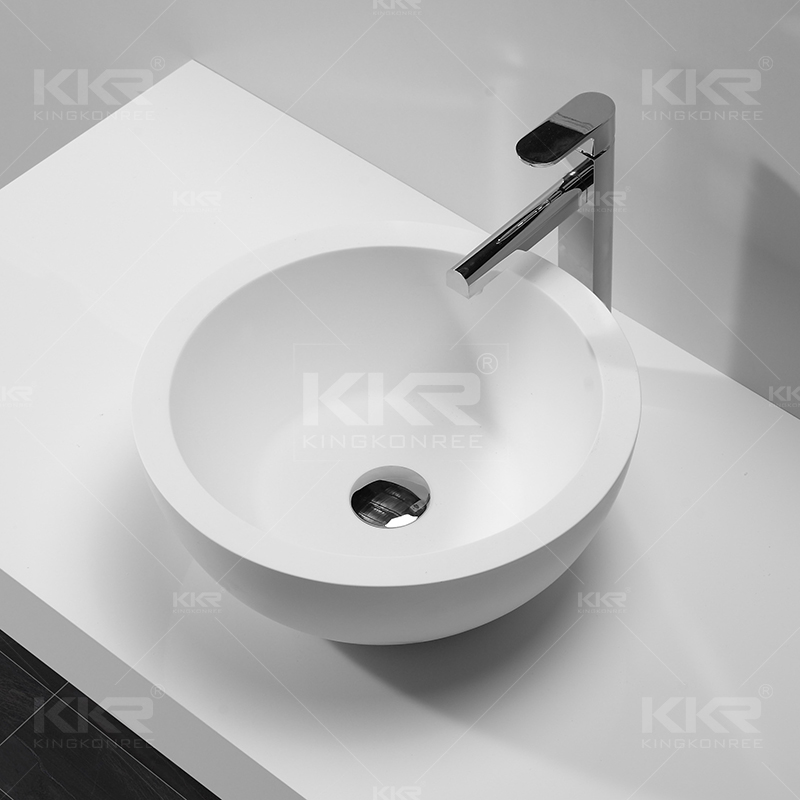 Sink Bathroom Resin Stone Basin KKR-1501
