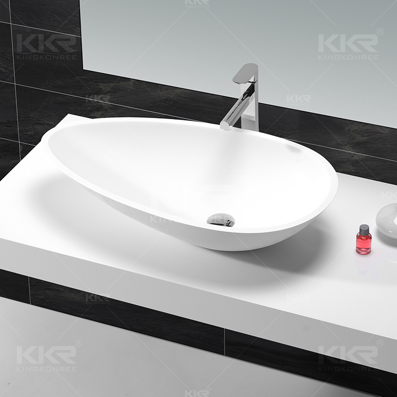Artificial Stone White Sink KKR-1502