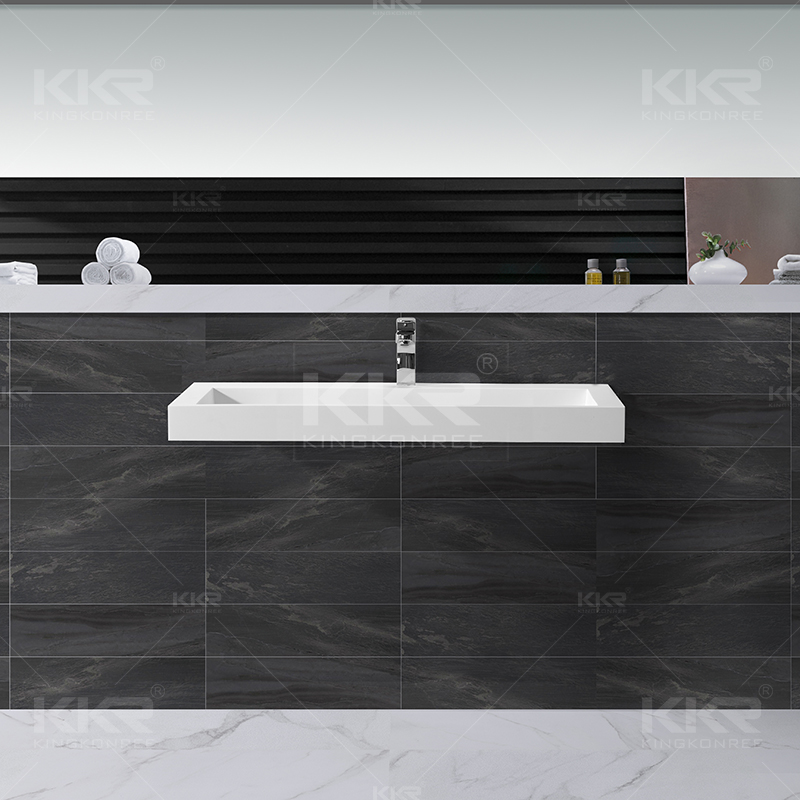 Stone Resin Wall Mounted Basin KKR-1263