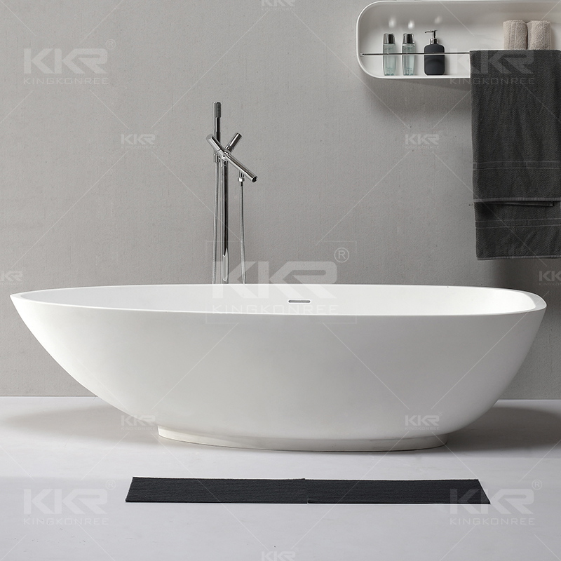 White Solid Surface Baths KKR-B084