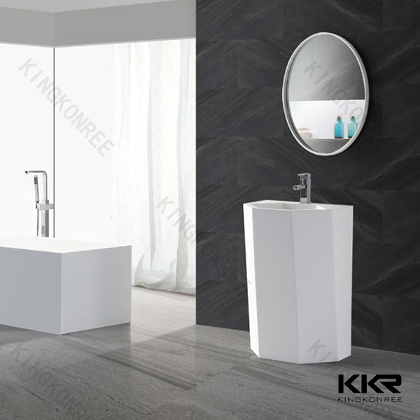 Speical Design White Marble Basin KKR-1399