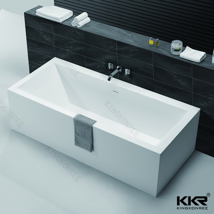 Rectangle artificial stone bathtub KKR-B060
