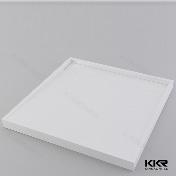 Square Solid Surface Shower Tray KKR-T001-A 