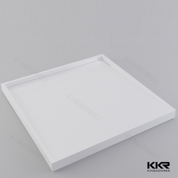 Square Solid Surface Shower Tray KKR-T001-A 