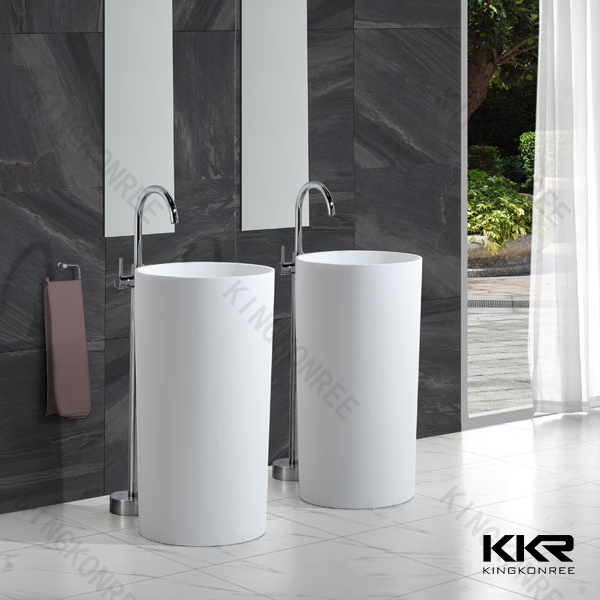 Round Solid Surface Washbasins KKR-1381