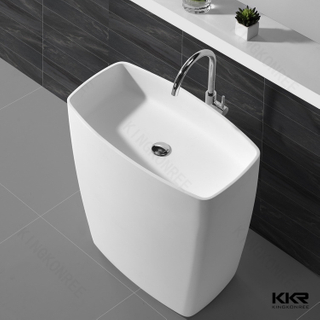 Artificial Stone Freestanding Wash Basin KKR-1586
