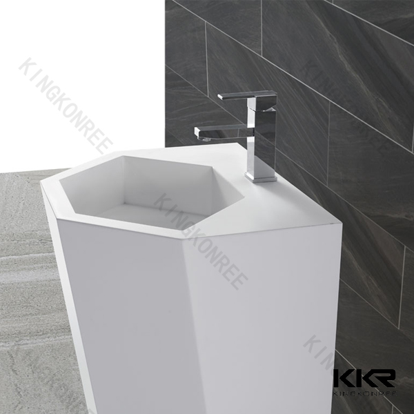 Speical Design White Marble Basin KKR-1399
