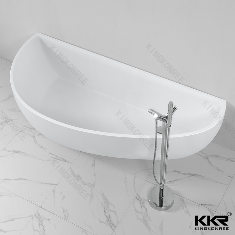 White freestanding bathtub KKR-B004