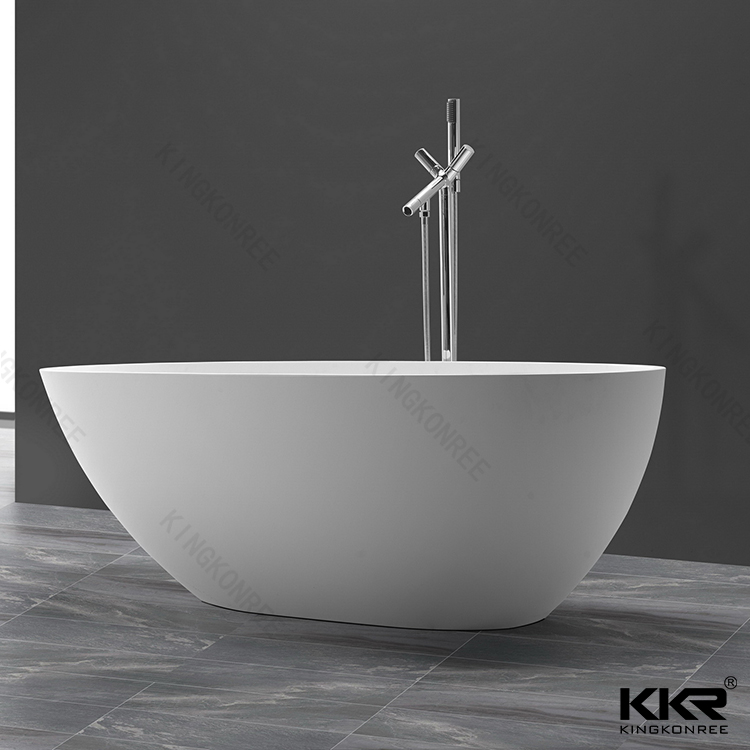 White matte bathtub KKR-B068